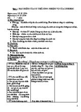 Giáo án Sinh học lớp 6 - Tiết 1 Đặc điểm của cơ thế sống. Nhiệm vụ của sinh học - Năm học 2016-2017